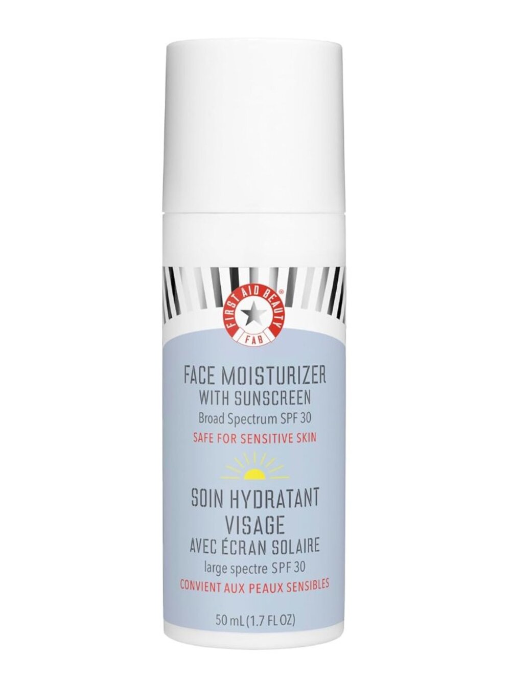 First Aid Beauty Ultra Repair Face Moisturizer with Sunscreen, SPF 30 – 2-in-1 S